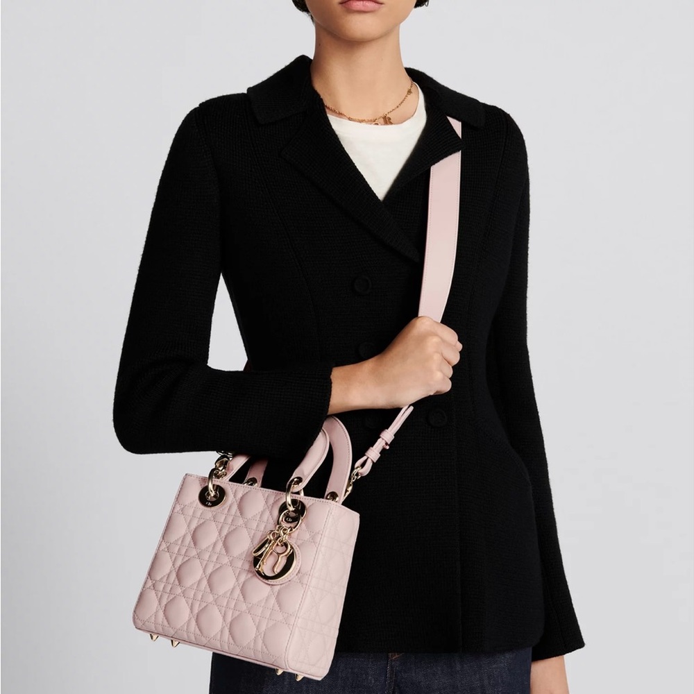 Small Lady Dior My ABC Dior Bag
Pale Pink Cannage Lambskin - Picture 2 of 16
